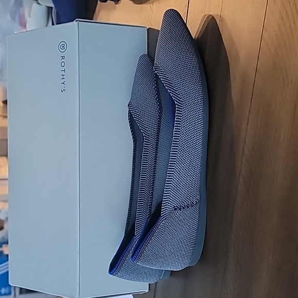 Rothy's Cloud Grey Birdseye Point 8 - Picture 5 of 5